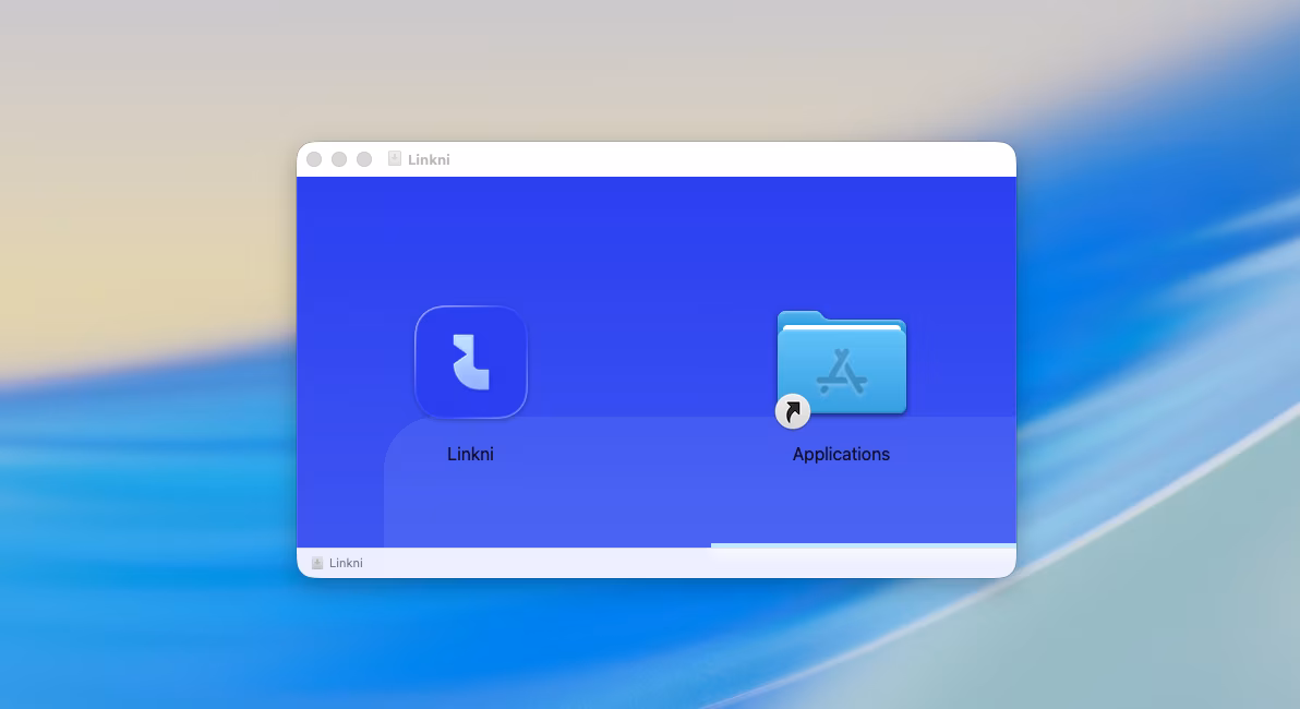 Instalace Linkni — stažení a první spuštění na macOS